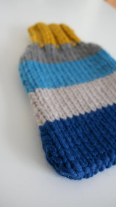 The Hot Water Bottle Cover  - Stripes