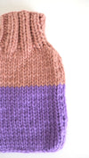 The Hot Water Bottle Cover  - Pink and Violet