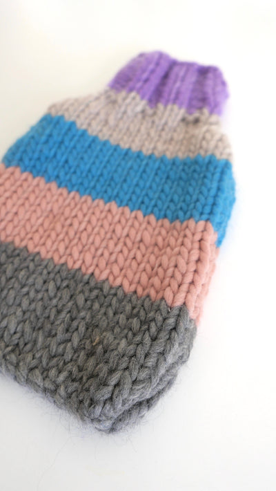 The Hot Water Bottle Cover  - Stripes