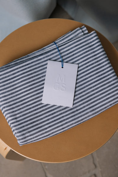 The Wrap - Navy and White Stripe