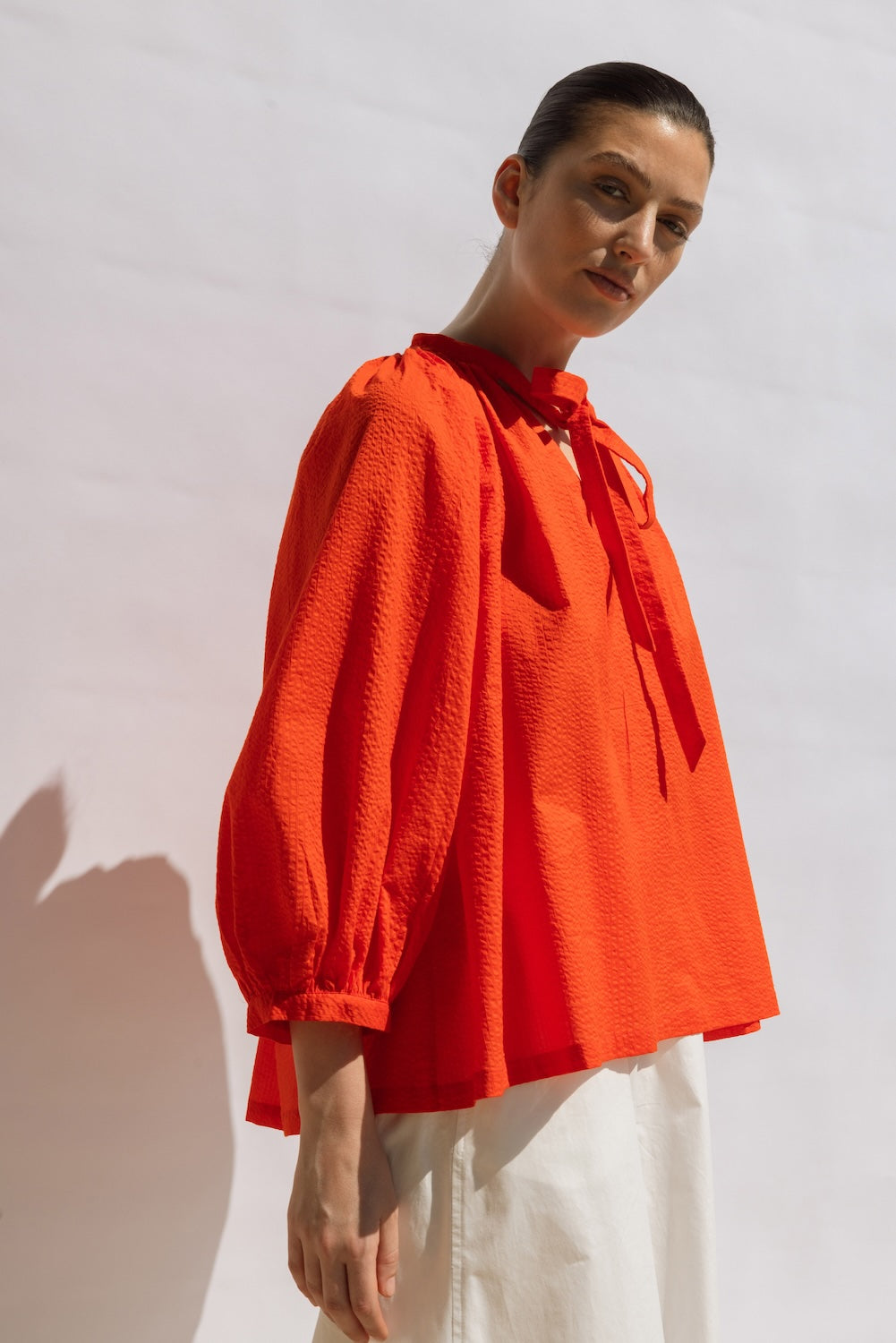 The Whisper Blouse - Red