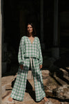 The Balloon Top - Green Check