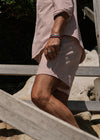 The Relaxed Short - Red and White Stripe